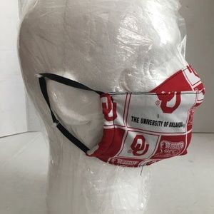 The University of Oklahoma sooners cotton facemask